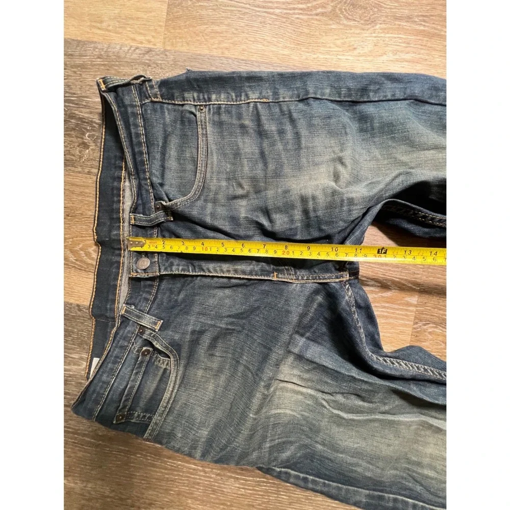 Levi's 502 Regular Taper‎ Jeans Mens 34x32 Blue Good Medium Wash Denim 5-Pocket